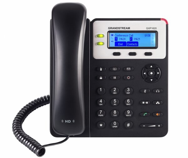 Black and white telephone with blue screen for affordable sales campaigns in Kentucky, enhancing outreach and customer engagement