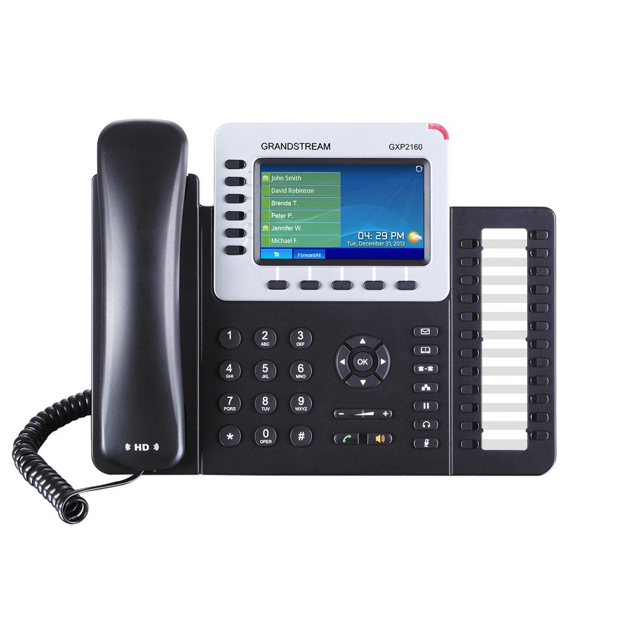 Black and white phone on table representing Office PBX telephone service and Business PBX phone system for efficient communication