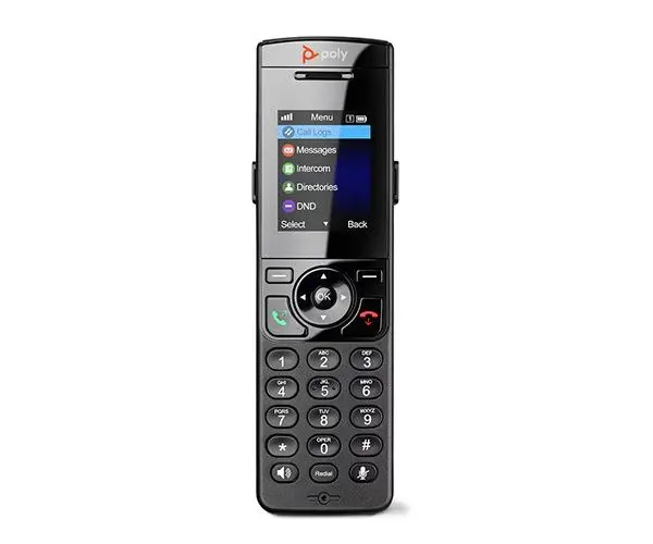 Black and silver phone on table representing an Office telephone system and PBX phone service for efficient business communication